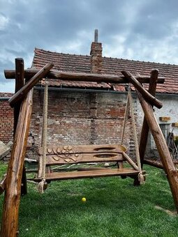 Dubová zahradní houpačka - 1