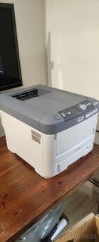 Tiskárna oki pro 7411 wt s bílím tonerem - 1