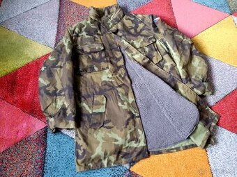 Vojenska bunda + zimni vlozka vel.176/92 - jako nova
