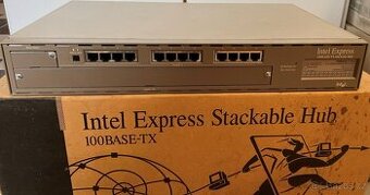 Ethernet Hub 12port Intel Express 100BASE-TX rarita - 1