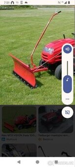 Prodám sněhovou radlici k zahradnímu traktoru