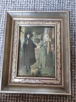 Obraz Jan van Eyck - Svatba manželů Arnolfiniových, 1434, Lo