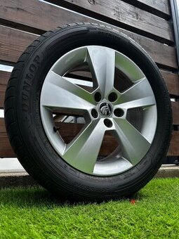 Alu kola 5x112 r16 s letním pneu (kl)