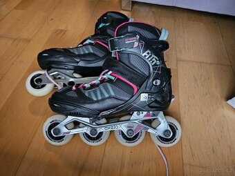 Inline dívčí brusle Oxelo Fit 3 rostoucí