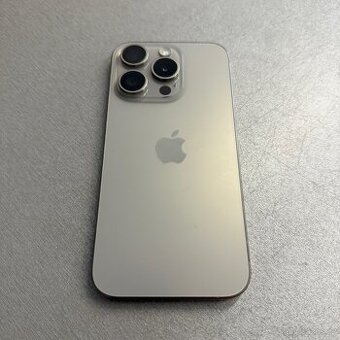 iPhone 15 Pro 256GB natural titan, bez škrábance