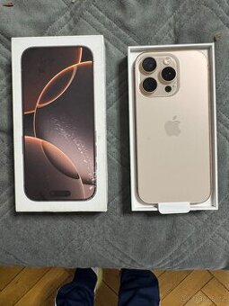 Apple Iphone 16 PRO DESERT TITANIUM 256 gb nový