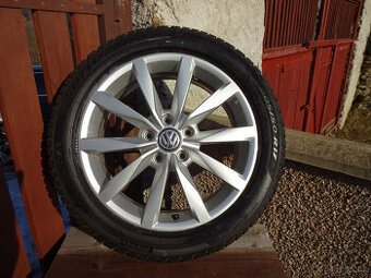 VW Golf + Škoda Octavia - zánovní zimní alu Dijon 17" ET48