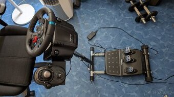 Herní volant Logitech G29 + shifter + držák