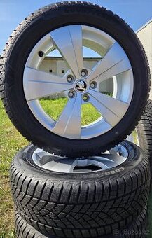 Orig.zimní sada Škoda Superb 3 17" 5x112 pneu 215/55/17