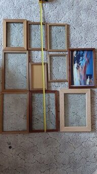 Rámečky dřevo termo osika cedr.se sklem