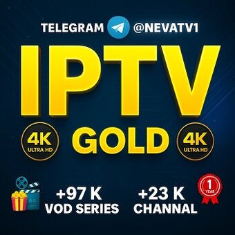 IPTV Gold Server 4K UHD (1 rok)