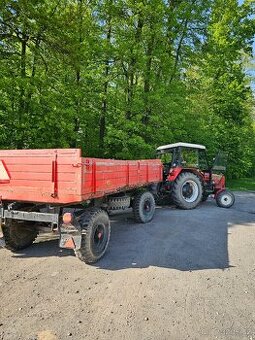 Vlek za traktor BSS P 73 S - dvoustranný sklápěč