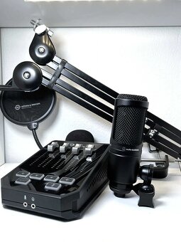 Studio Set - Mikrofon, Rameno, Mixpult, Pop-Filtr