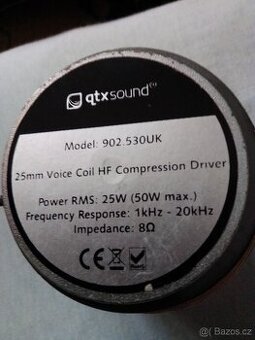 1" drivery QTX Sound
