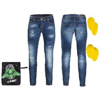 Pánské moto jeansy W-TEC Feeldy velikost 4XL