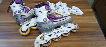 Rostoucí kolečkové/zimní brusle vel. 33 - 36