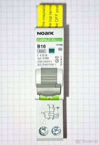 Kombi chránič Noark (111162) B16 A 30mA