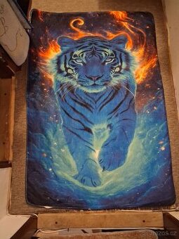 Kusový koberec s tygrem - 1