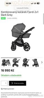 Kočárek fjordi 2v1