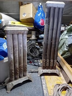 Secesní plynová kamna Vulkan