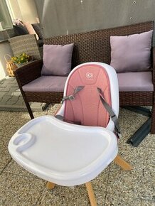 Dětská židlička Kinderkraft 2v1 Tixi Pink