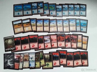 Magic the Gathering 47ks basic landy vintage karty