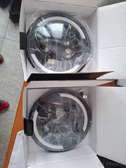 Prodám kulaté H4 LED světlomety