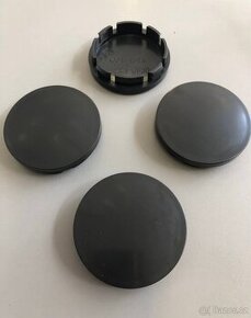 Plastové pokličky na alu kola průměr 51 -56 mm černé