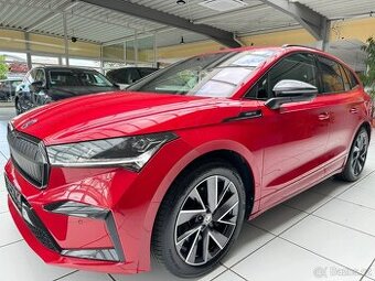 Škoda Enyaq sportline 80x 195kw/4x4/tažné/tepelko/kamera/DCC