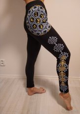 Nové sport legíny mandala 2x, barevné, kamufláž, barevné - 1