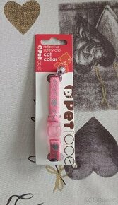 Růžový obojek pro kočky s rolničkou, Tesco - 1