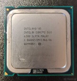 Intel® Core™2 Duo E6300
2M Cache, 1.86 GHz, 1066 MHz FSB