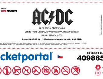 AC/DC Stání A - Front of stage