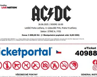 AC/DC Stání A - Front of stage