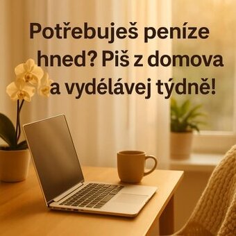 Výplata týdně Práce z domova