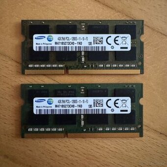 Samsung 8GB KIT (2x4GB) DDR3L‑1600 MHz SO‑DIMM CL11