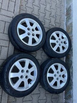 4x litá kola 4x108 R16, Peugeot Citroen,pneu