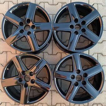 Alu disky audi 5x112, černé, TOP, R17