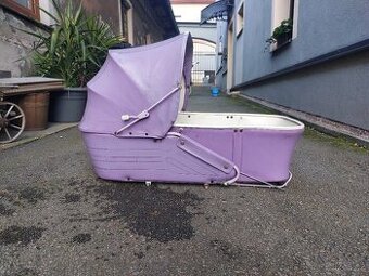 Retro korbička na kočárek Liberta