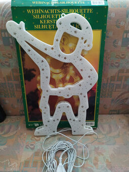 SVĚTELNÁ VÁNOČNÍ DEKORACE NA OKNO LED