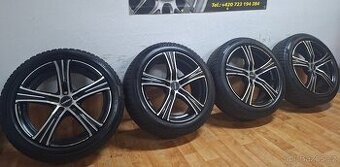 Alu kola R17 5x112 Carmani + zimní pneu 205/50/17 Pirelli