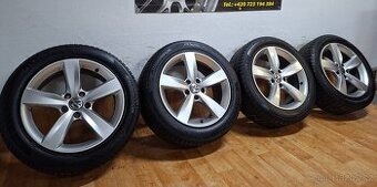 Alu kola R17 5x112 Carmani + zimní pneu 205/50/17 Pirelli