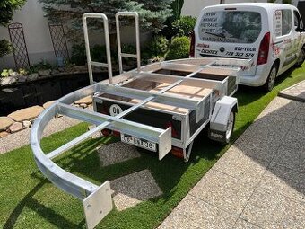 MOLO k zahradnímu jezírku - POZINKOVANÉ + NEREZ SCHŮDKY