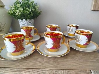 Kávová sada ORION zlacená