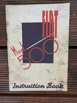 FIAT 500 TOPOLINO originální návod k obsluze a údržbě