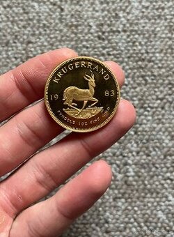 Zlatá investiční mince Krugerrand