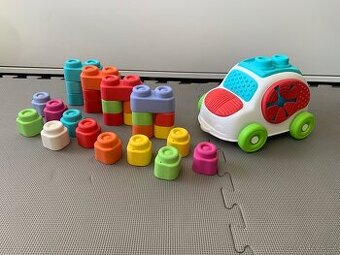 Clementoni auto stavebnice + 31 kostek