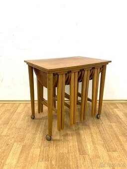 Retro stolky hnízdové 60. léta Paul Hundevad