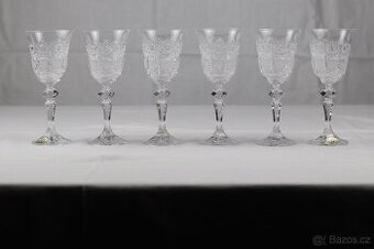 Broušené skleničky křišťál 24% PbO