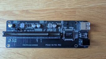 Rozšíření z PCI Express slot na klasický PCI slot